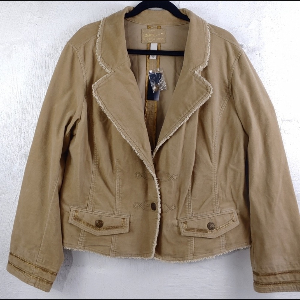 LANE BRYANT BUTTON JACKET(a432)